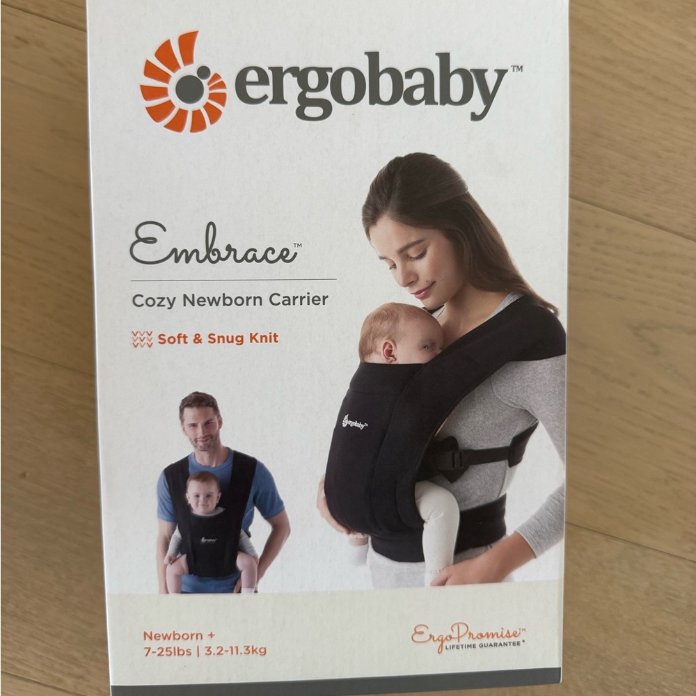 Ergobaby newborn embrace carrier black